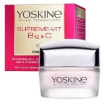 Yoskine Supreme Vit B12 & C Regenerujcy krem przeciwzmarszczkowy na noc 50+
