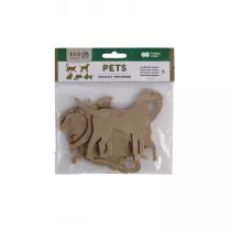 Happy Color Ksztaty tekturowe PETS, 12x6 cm, 5 sztuk