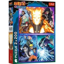 Puzzle Naruto Shippuden 2 x 200 el. Ninja z Wioski Ukrytego Licia Trefl