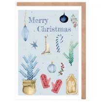 Cardie Kartka Bo�e Narodzenie Merry Christmas + eko koperta