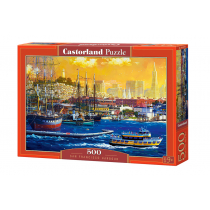 Puzzle 500 el. San Francisco Harbour Castorland