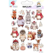 All4Kids Naklejki dla dzieci Zwierz�ta zimowe