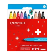 Carandache Flamastry akwarelowe Swisscolor Maxi 10 kolor�w 10 szt.