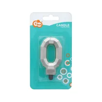 Godan �wieczka Cyfra 0 - Diament metalik 7.6cm