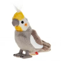 Papuga Nimfa 20cm szara Beppe