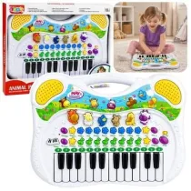 LeanToys Pianinko edukacyjne interaktywne odg�osy i melodie