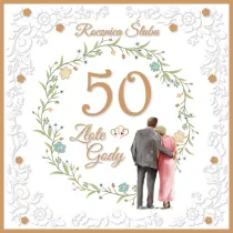 AbCard Kartka z okazji 50 rocznicy �lubu KWR01