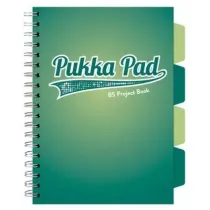 Pukka Pad Project Book B5 Dark Teal Turkusowy kratka, 80g 100 kartek
