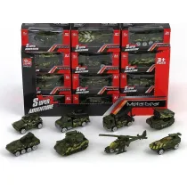 Pojazd wojskowy metalowy 1:64 MIX Adar