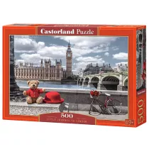 Puzzle 500 el. Maa podr do Londynu Castorland