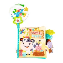Ksieczka Zwierzaki na urodzinach JollyBaby