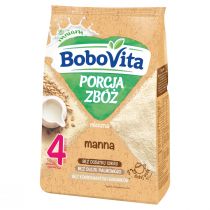 BoboVita Porcja Zbóż Kaszka mleczna manna po 4 miesiącu 210 g