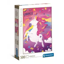 Puzzle 500 el. High Quality Collection. Fantastyczne zwierzta jednoroec Clementoni