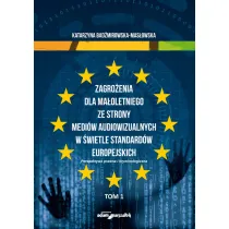 Zagro�enia dla ma�oletniego ze strony medi�w audiowizualnych w �wietle standard�w europejskich. Tom 1