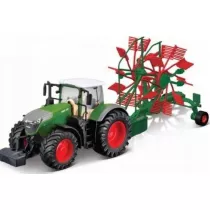 Bburago model fendt 1050 vario with whirl rake 10cm