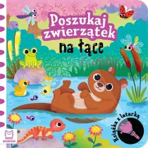 Poszukaj zwierz�tek na ��ce. Ksi��ka z latark�