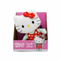 PROMO Hello Kitty Maskotka czerwona 25cm do malowania
