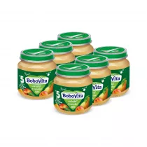 BoboVita Saatka z owocw lata po 5 miesicu Zestaw 6 x 125 g