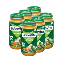 BoboVita Obiadek Risotto z indykiem 1-3 lata Zestaw 6 x 250 g