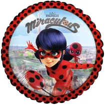 Amscan Balon foliowy Miraculous 38x40cm