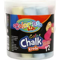 Patio Kreda kolorowa Jumbo Colorino Kids 12 szt.