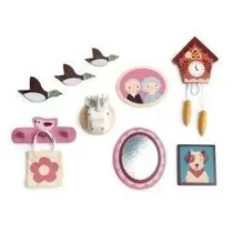 Akcesoria do domku dla lalek - drewniane dekoracje Tender Leaf Toys