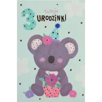 Karnet okazjonalny B6 z kopert� 3 Urodziny PAN DRAGON HM200-3128