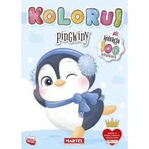 Pingwiny. Koloruj