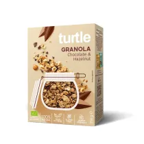 Turtle Granola czekolada - orzechy laskowe 350 g Bio