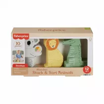 Fisher-Price. Drewniane zwierz�tka Uk�adaj i sortuj Mattel