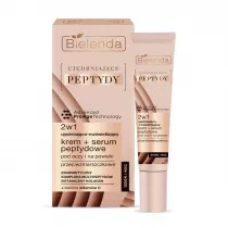 Bielenda Uj�drniaj�co-roz�wietlaj�cy krem-serum peptydowe 2w1 pod oczy i na powieki 15 ml