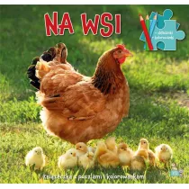 Ksi��eczka z puzzlami i kolorowankami Na wsi