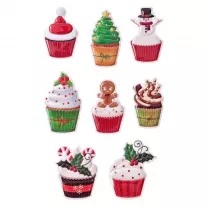 dpCraft Naklejki puffy muffinki