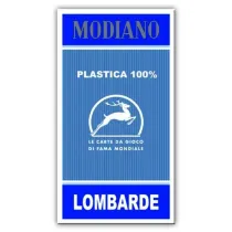Lombarde Tarot, karty do gry, niebieskie Modiano