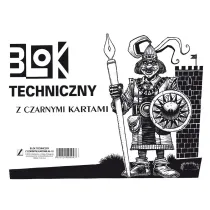 Kreska Blok techniczny A4 czarny 10 kartek