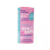 Ecosoft Naturalny dezodorant damski w sztyfcie, Flower Bloom, zero waste 50 ml
