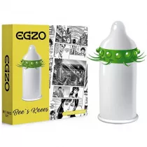 Egzo Bee`s Knees prezerwatywa z pieszczcymi kolcami Soft
