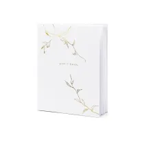 PartyDeco Ksi�ga Go�ci Guest book 20x24.5cm bia�y 22 kartki