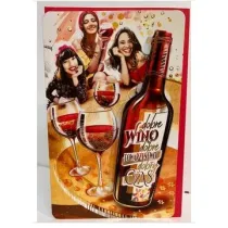AbCard Karnet AB+ butelka Serdeczne �yczenia, wino UP08