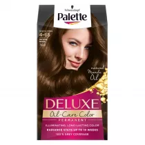 Palette Deluxe Oil-Care Color farba do w�os�w trwale koloryzuj�ca z mikroolejkami 760 (4-65) Ol�niewaj�cy Br�z