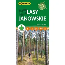 Lasy Janowskie. Mapa turystyczna w skali 1: 50 000