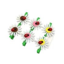 Adar Spinacze ozdobne biedronki na kwiatkach 6 szt