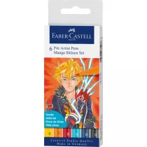 Faber-Castell Pitt artist pen manga etui shonen 6 szt.
