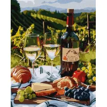Ideyka Malowanie po numerach - Ulubione wino 40x50cm