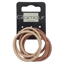 Glamour Gumki do wosw bez metalu Beowe 6 szt.