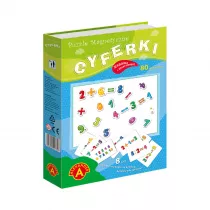 Puzzle magnetyczne 80 el. Cyferki Alexander
