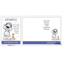 Stamp Karnet Happy B6 + koperta wz�r nr 05