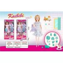 Lalka w ciy z akcesoriami mix Ciuciubabka