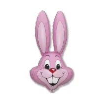 Balon foliowy Rabbit jasnor�owy 60cm