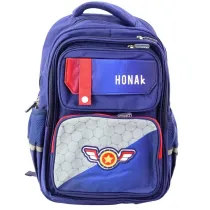 LeanToys Plecak szkolny granatowy 20L